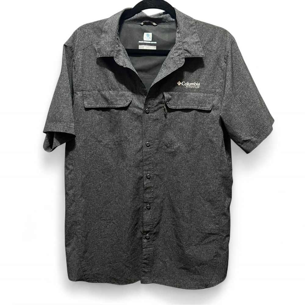 Columbia Men's Charcoal Button Down Shirt